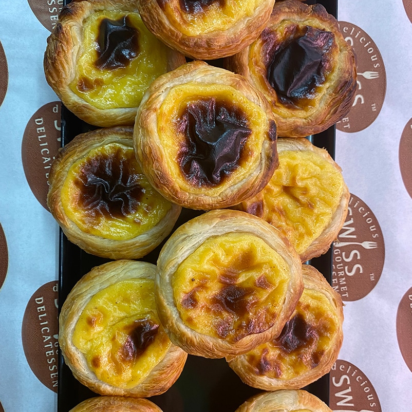 Delicious Pastel De Nata Swiss Gourmet Delicatessen Food Catering