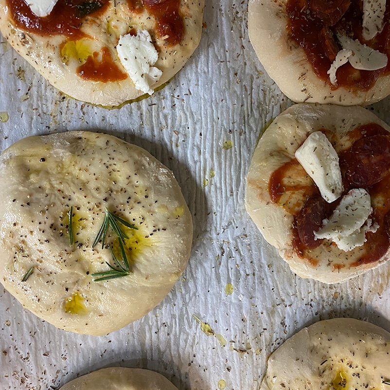 Freshly Baked Focaccia Bread Swiss Gourmet Delicatessen Food Catering